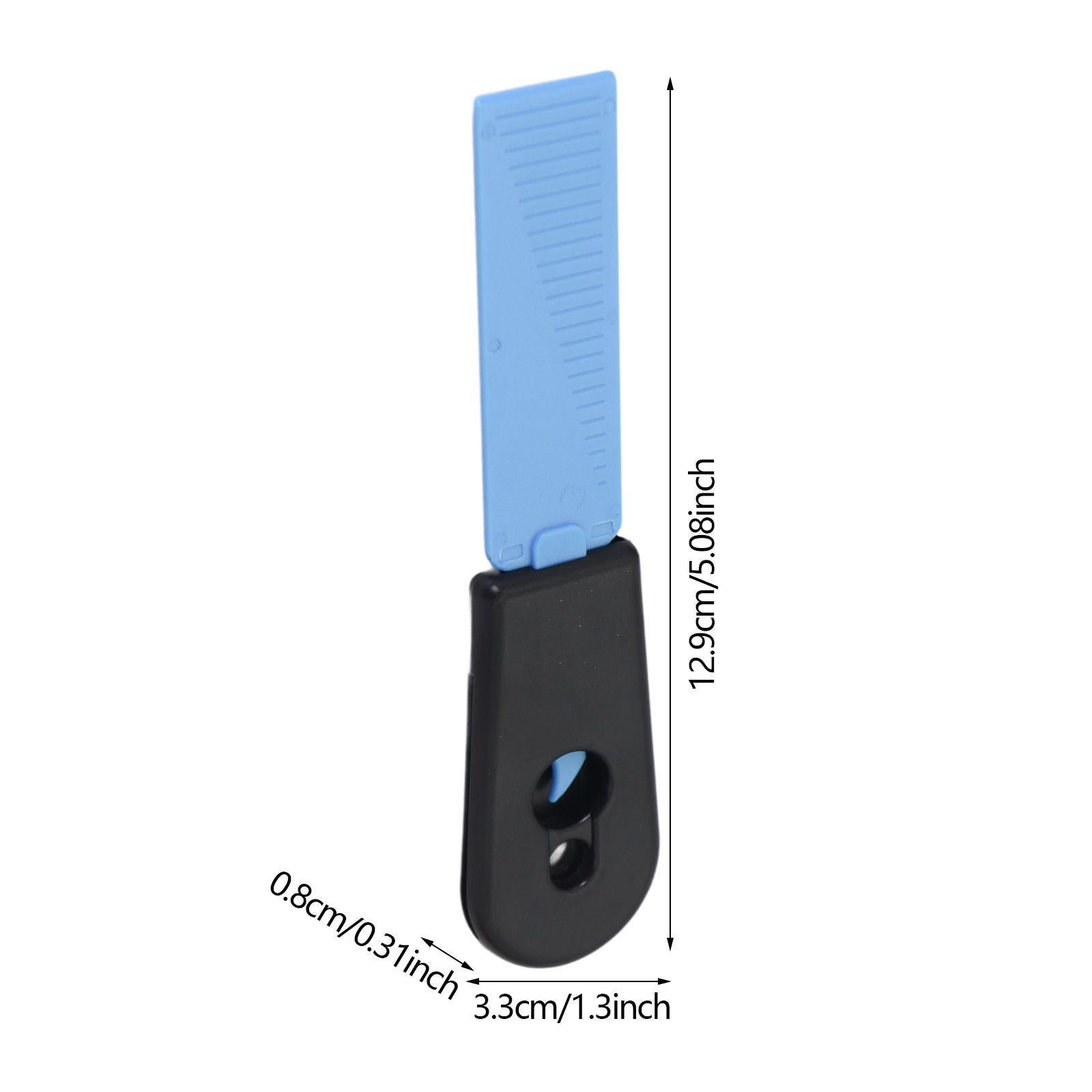 Self Sharpening Cleaning Scraper Reusable for Refrigerator Kitchen Tableware Blue
