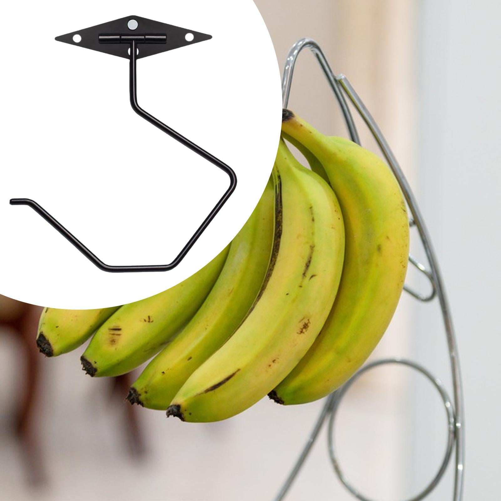 Under Cabinet Banana Hook Heavy Duty Metal Foldable Sturdy Kitchen Organizer