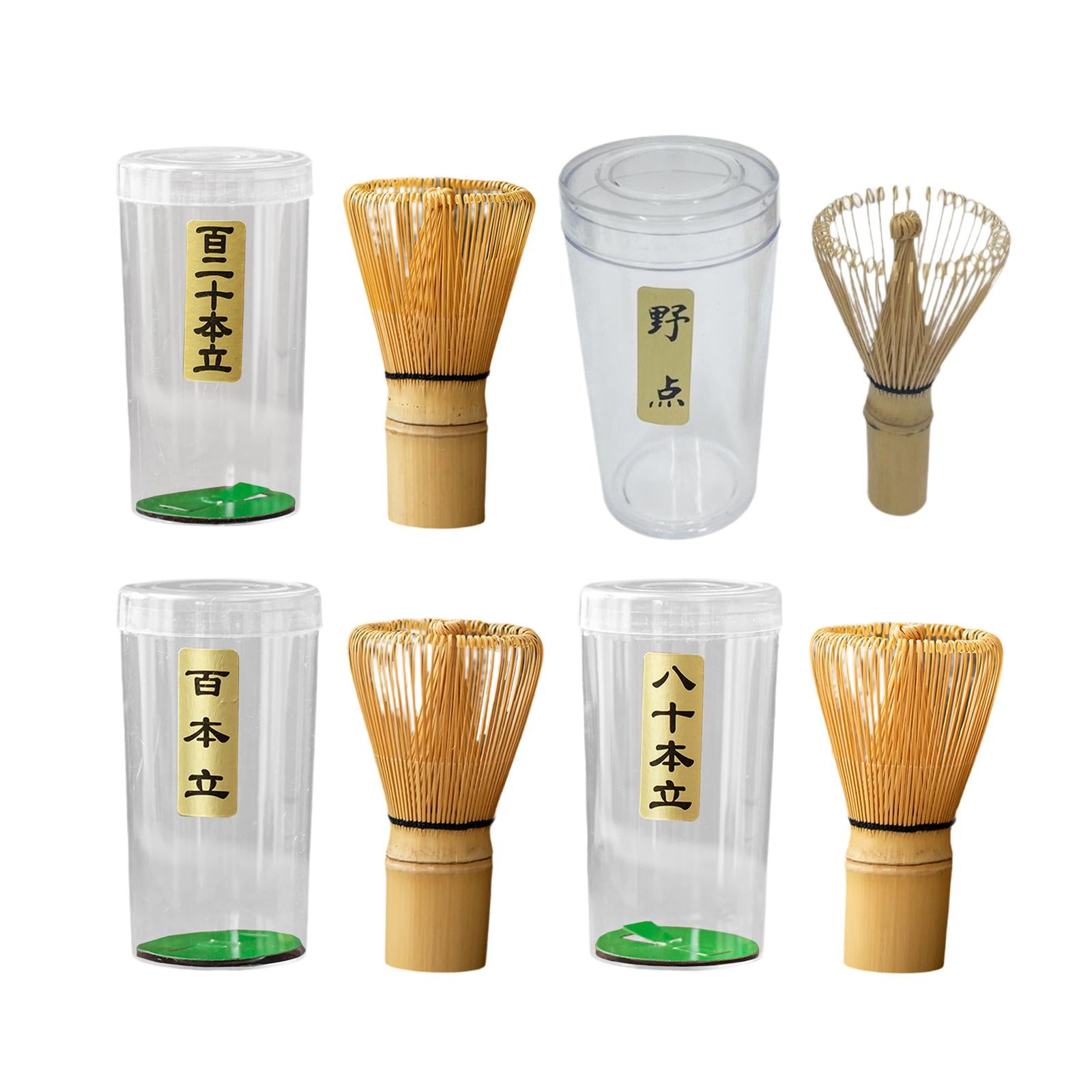 Matcha Whisk Starter with Holder Bamboo Whisk for Tea Ceremony Matcha Powder Style A