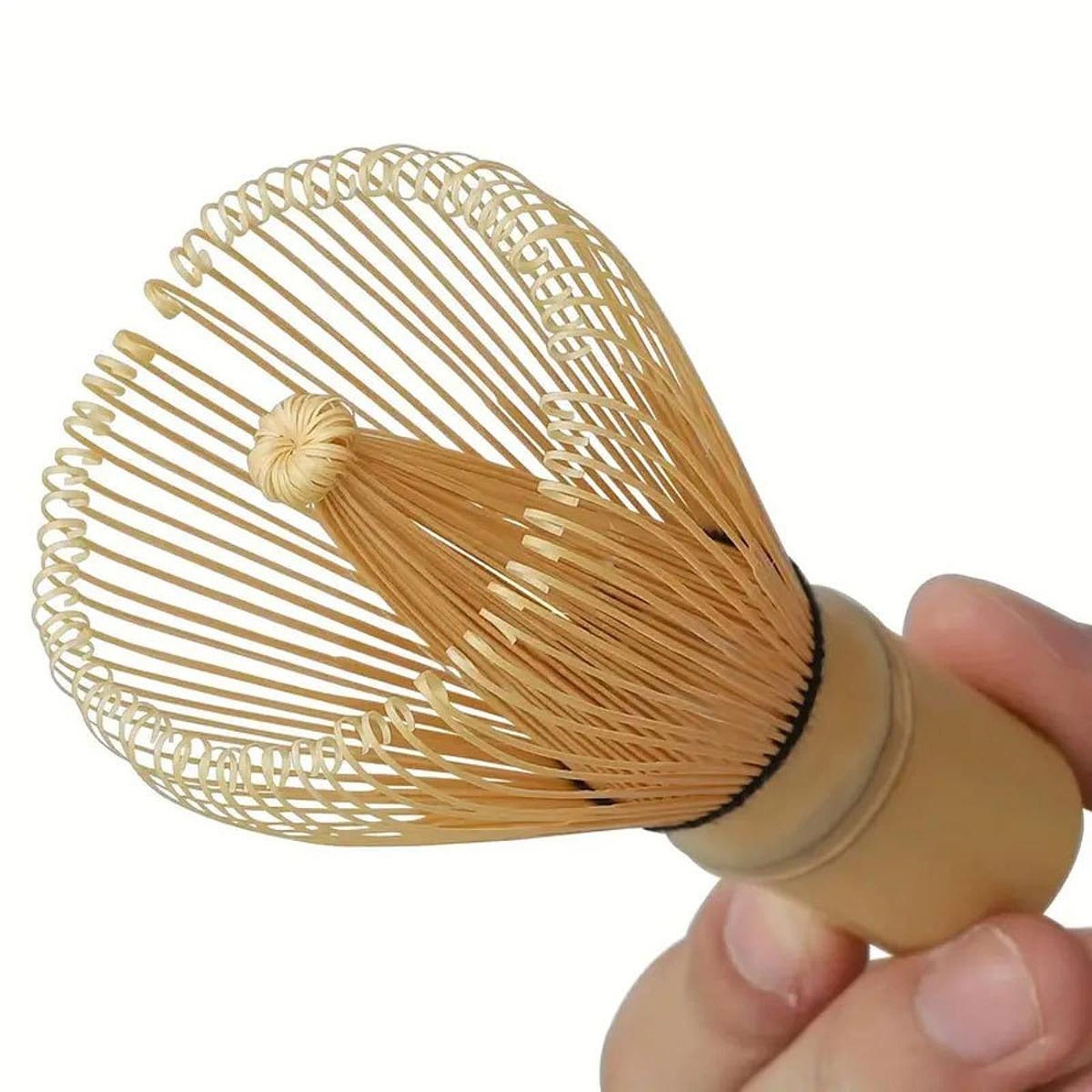 Matcha Whisk Starter with Holder Bamboo Whisk for Tea Ceremony Matcha Powder Style C