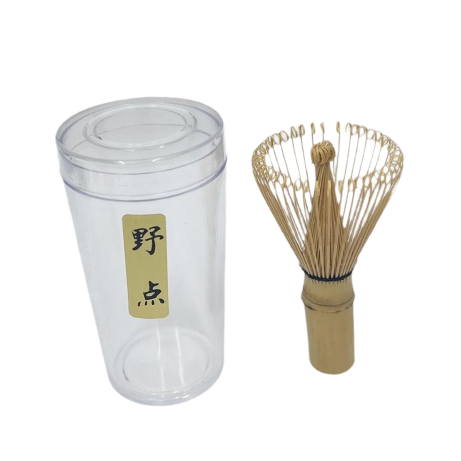 Matcha Whisk Starter with Holder Bamboo Whisk for Tea Ceremony Matcha Powder Style D