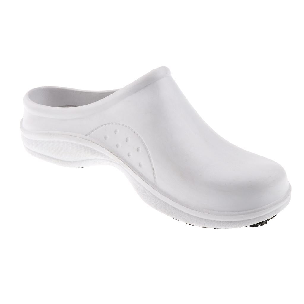 Men Women Cook Nursing Shoes Ultralite Clogs Shoes Slippers Eu 38 White