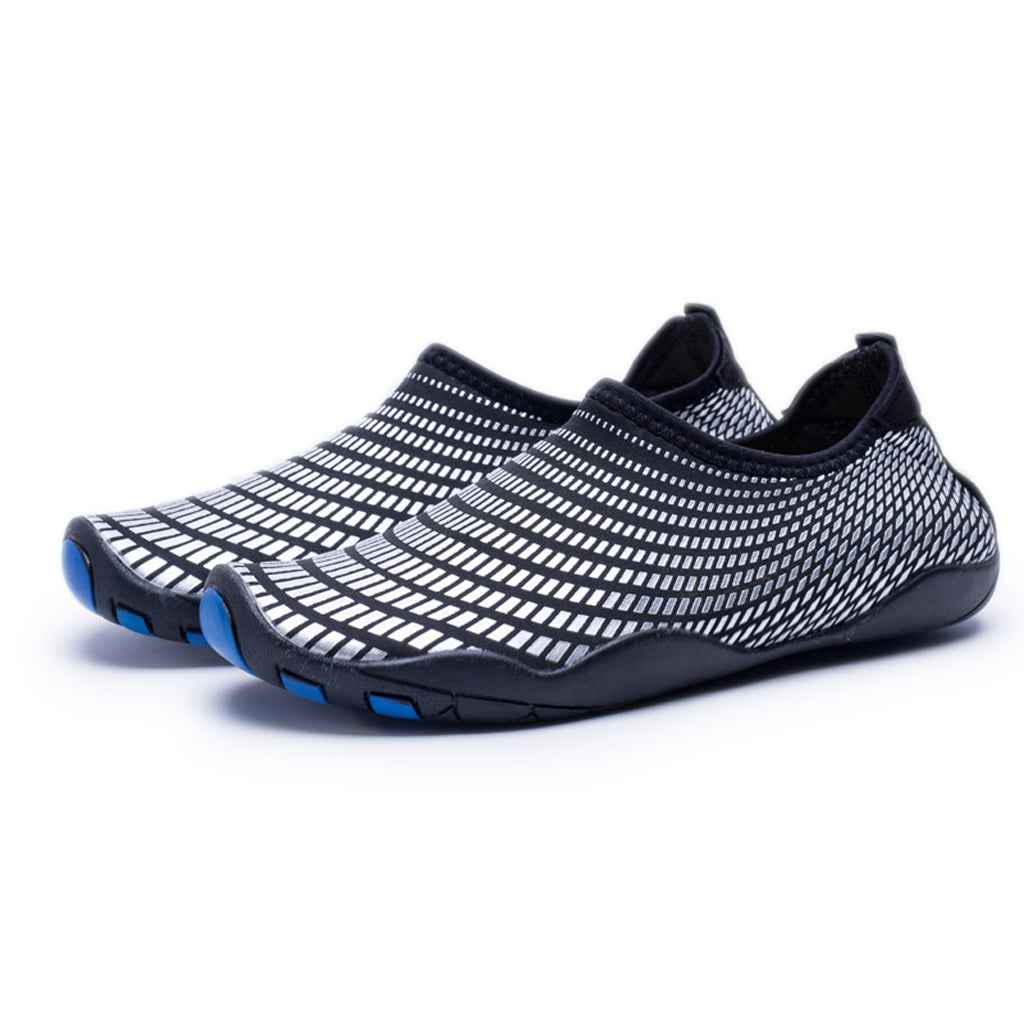 Men's Quick-Dry Water Shoes For Beach Swimming Surfing Yoga EU 44 Black gray