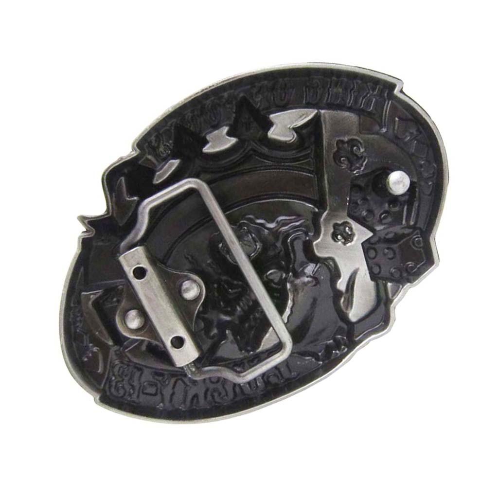 Gothic belt buckle Metal Belt Buckle Accessories fit Belt Beckle Men Red