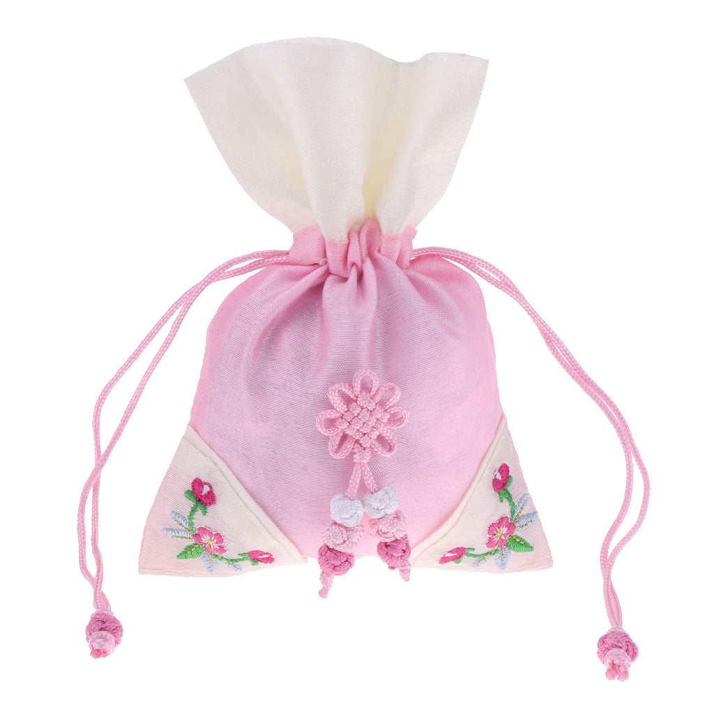8pcs Party Jewelry Coin Pouch Drawstring Gift Bag Sachet Candy Travel Purse