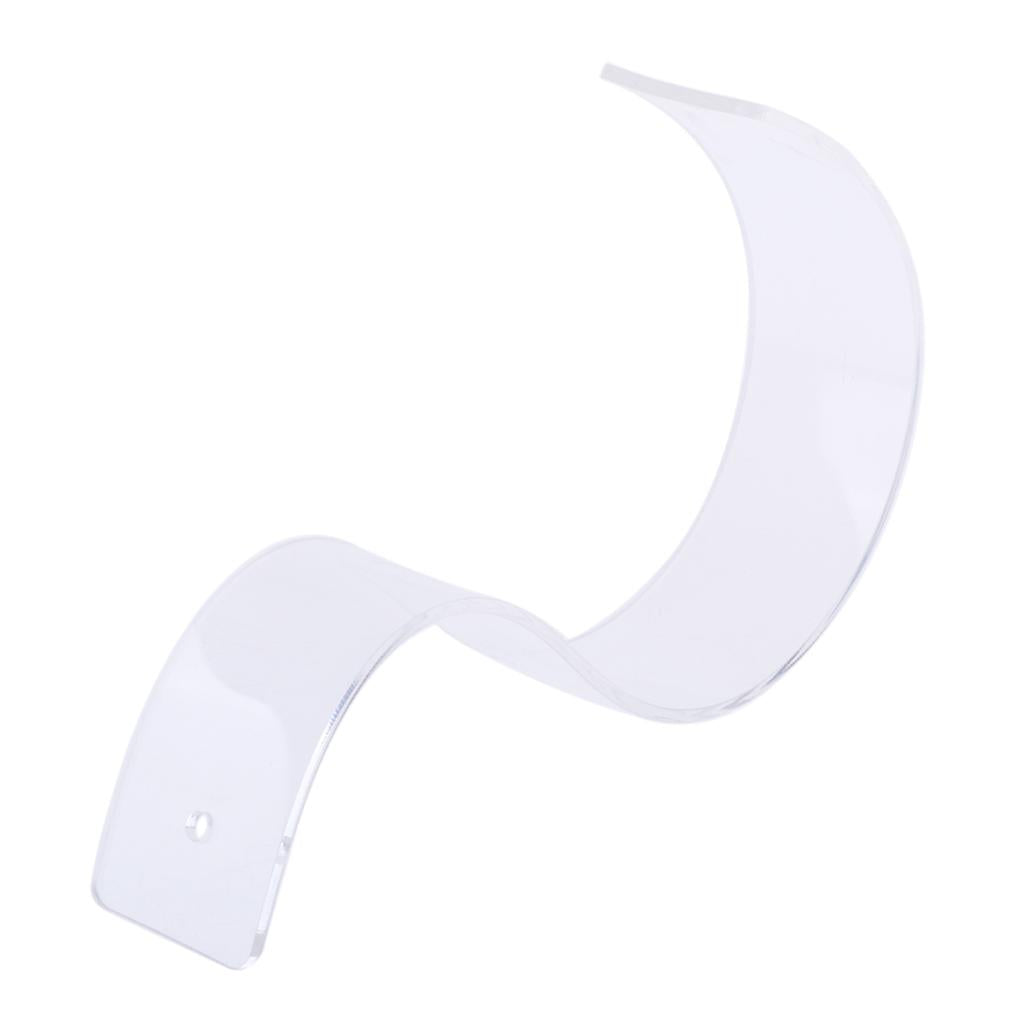 Clear PVC Belt Exhibition Stands Rack Organizer Store Display Holder 4cm