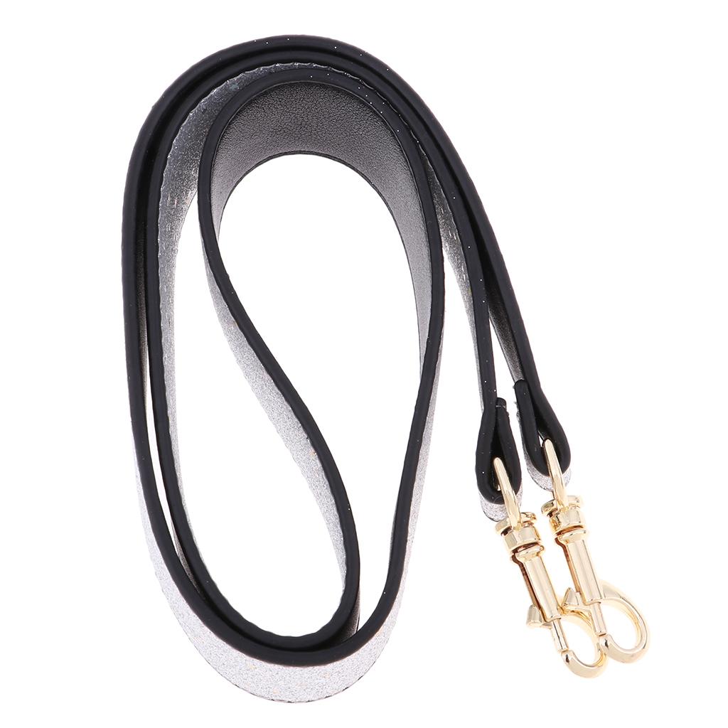 PU Leather Shining Star Crossbody Bag Shoulder Bag Strap Replacement Silver