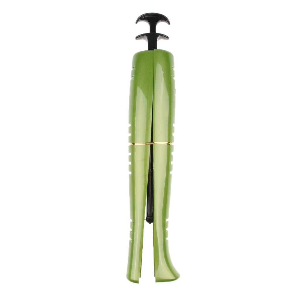 1pc Women Ladies Boot Shoe Stretcher Tree Shaper With Handle Automatic Green