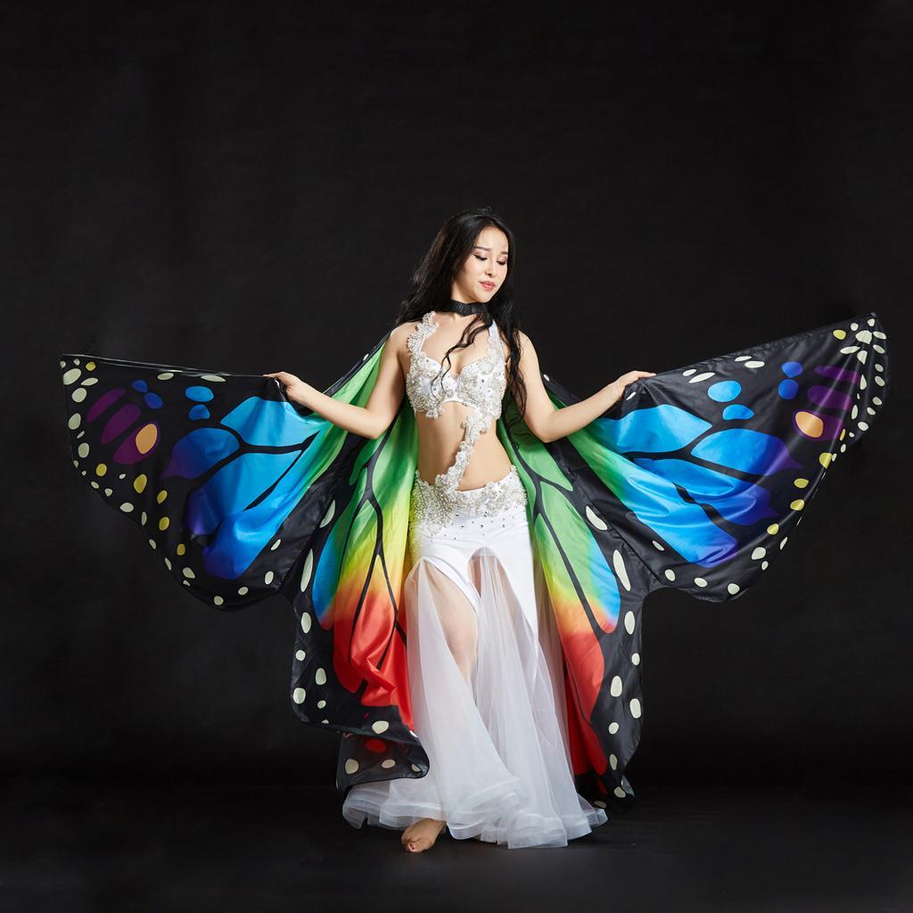 Egypt Belly Wings Dancing Costume Butterfly Wing Halloween Dance Accessories