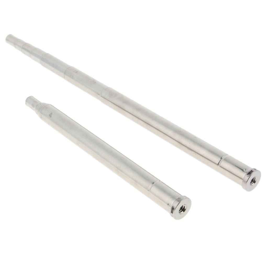 2pcs Durable Stainless Steel Telescopic Sticks Accessory for Belly Dance Costume Isis Wings