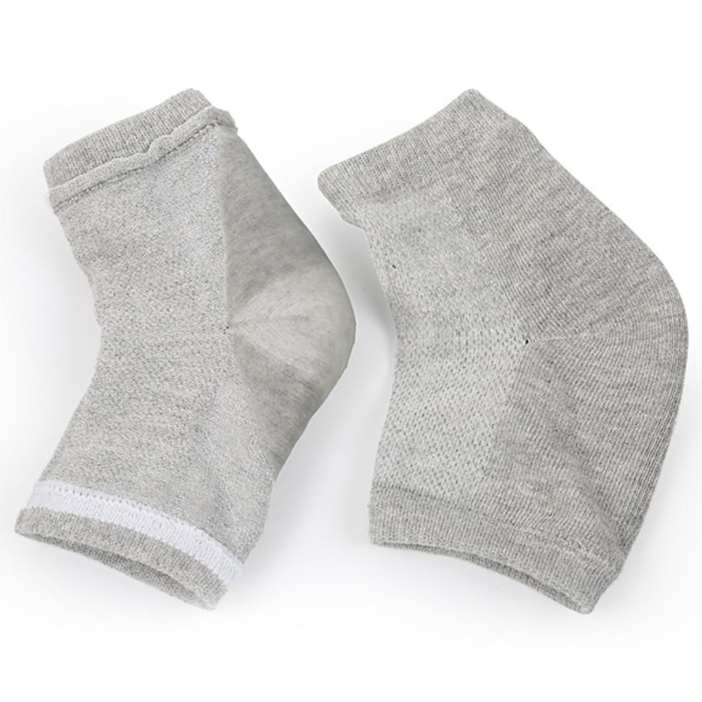 Moisturizing Gel Heel Socks Cracked Repair Foot Skin Care Protectors Gray