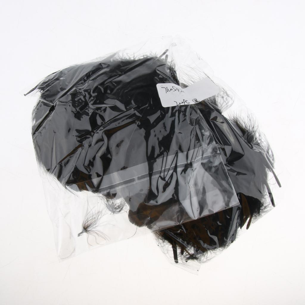 200Pcs Feathers for DIY Craft Wedding Home Party Decorations Black