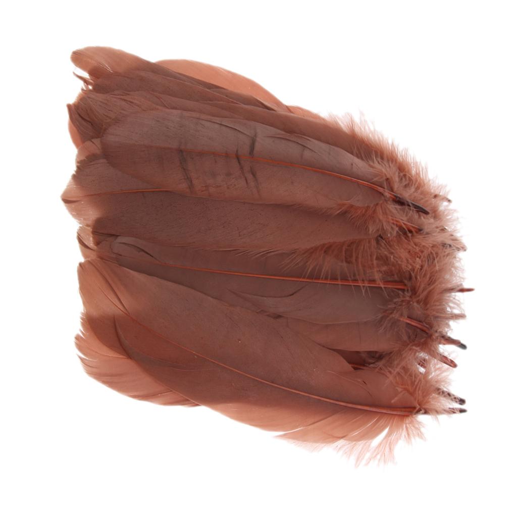 50 Pieces Goose Feathers DIY Craft Wedding Home Party Decorations Coffee