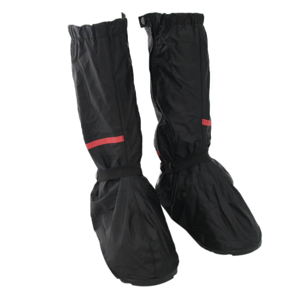Waterproof Boot Cover for Cycling Bike with Sturdy Zipper Elastic Band 30.5cm