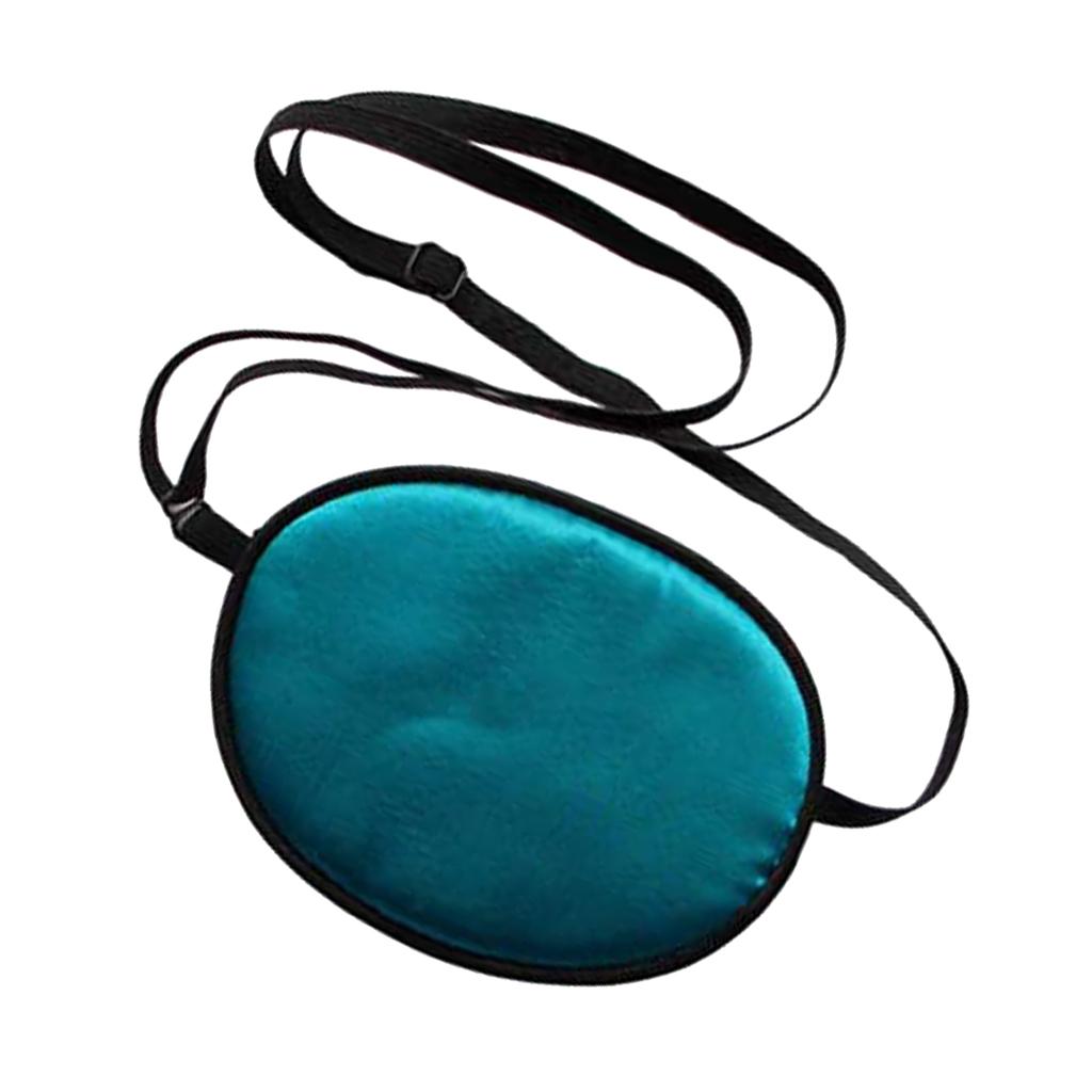Kids Silk Pirate Eye Patch Eyeshade for Amblyopia Lazy Eye Blue
