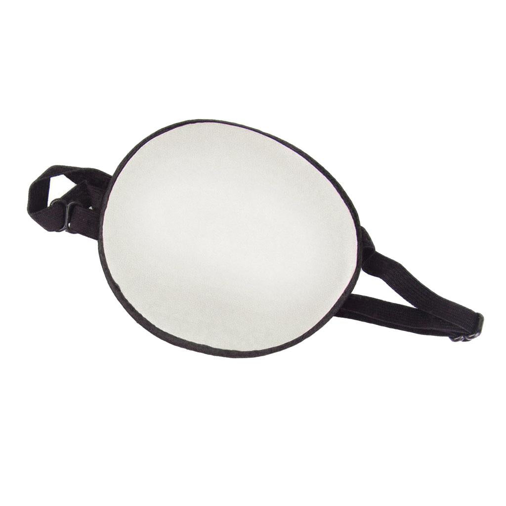Kids Silk Pirate Eye Patch Eyeshade for Amblyopia Lazy Eye White