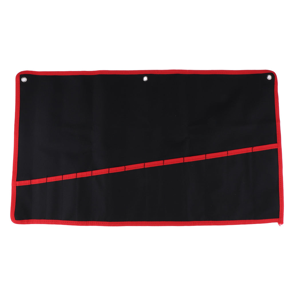 14-Pocket Oxford Spanner Wrench Tool Roll Up Storage Bags Organizer Case