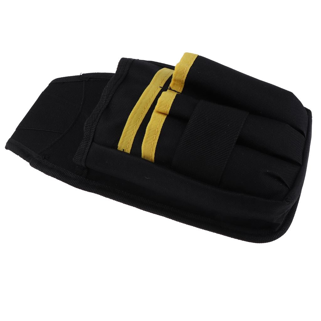 Black Waist Tool Bag Holder Portable Waist Pouch for Mechanic Electrician 1