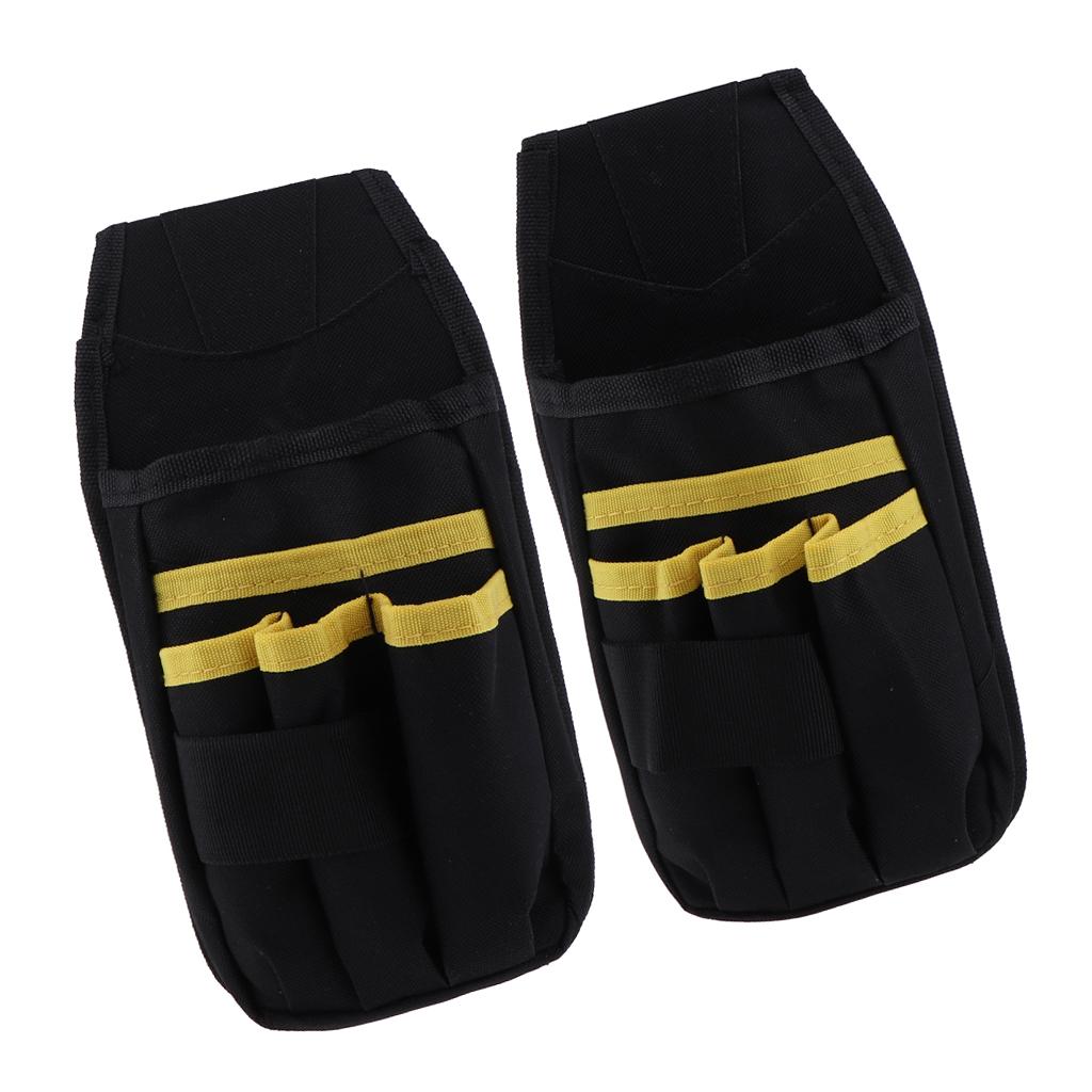 Black Waist Tool Bag Holder Portable Waist Pouch for Mechanic Electrician 1