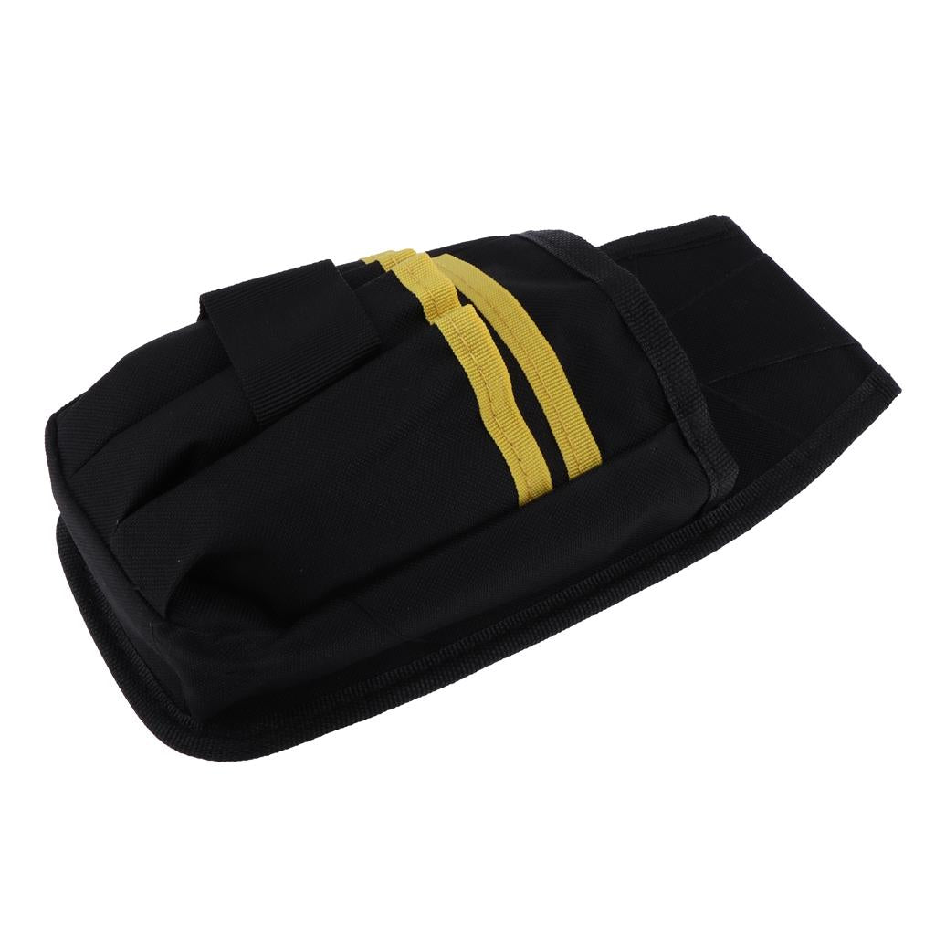 Black Waist Tool Bag Holder Portable Waist Pouch for Mechanic Electrician 2