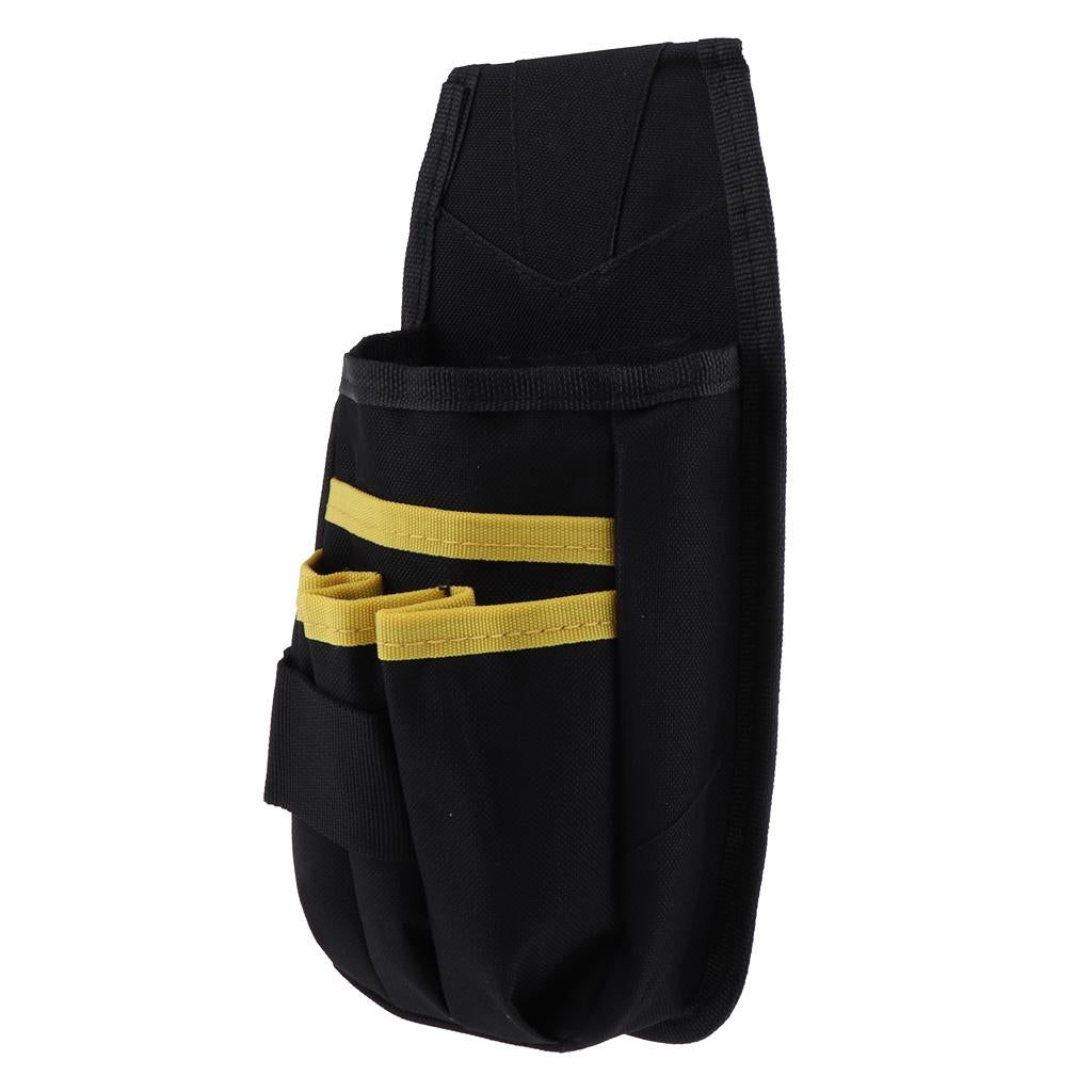 Black Waist Tool Bag Holder Portable Waist Pouch for Mechanic Electrician 2