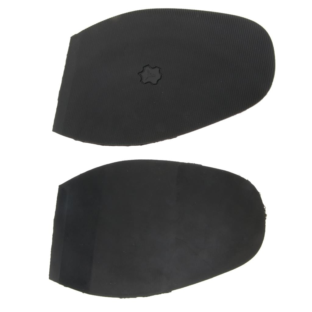 Rubber Glue on Half Soles Anti Slip Shoe Repair Tips Pad Replacement Black