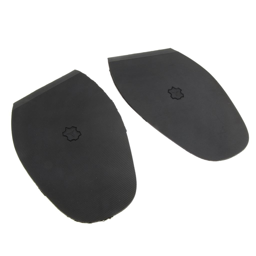 Rubber Glue on Half Soles Anti Slip Shoe Repair Tips Pad Replacement Black