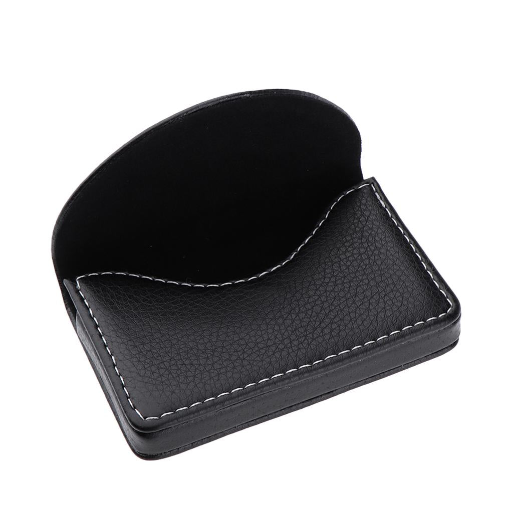 PU Leather Business Card Holder Case Wallet Credit Card Name Cards Case Black