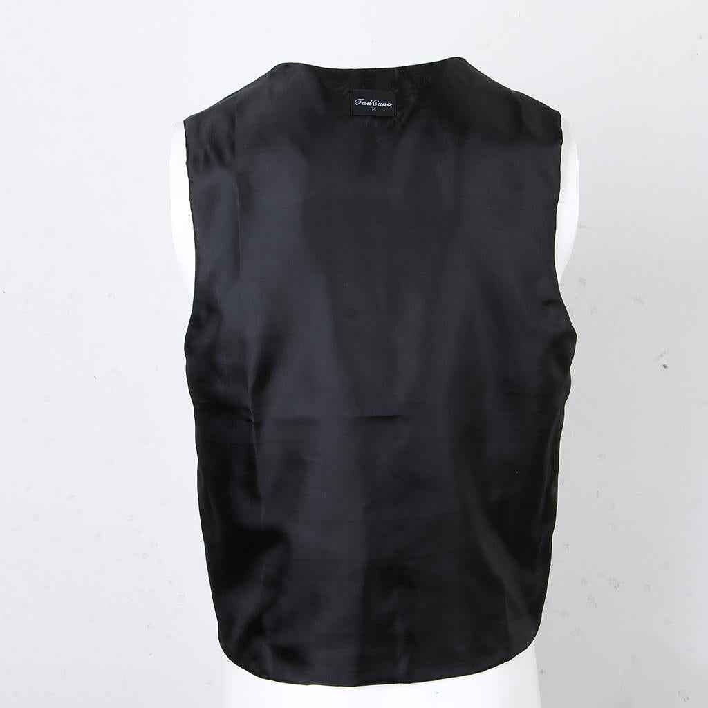 Men's Formal Slim Fit Suit Vest Business Solid Tuxedo Waistcoat XL Gray