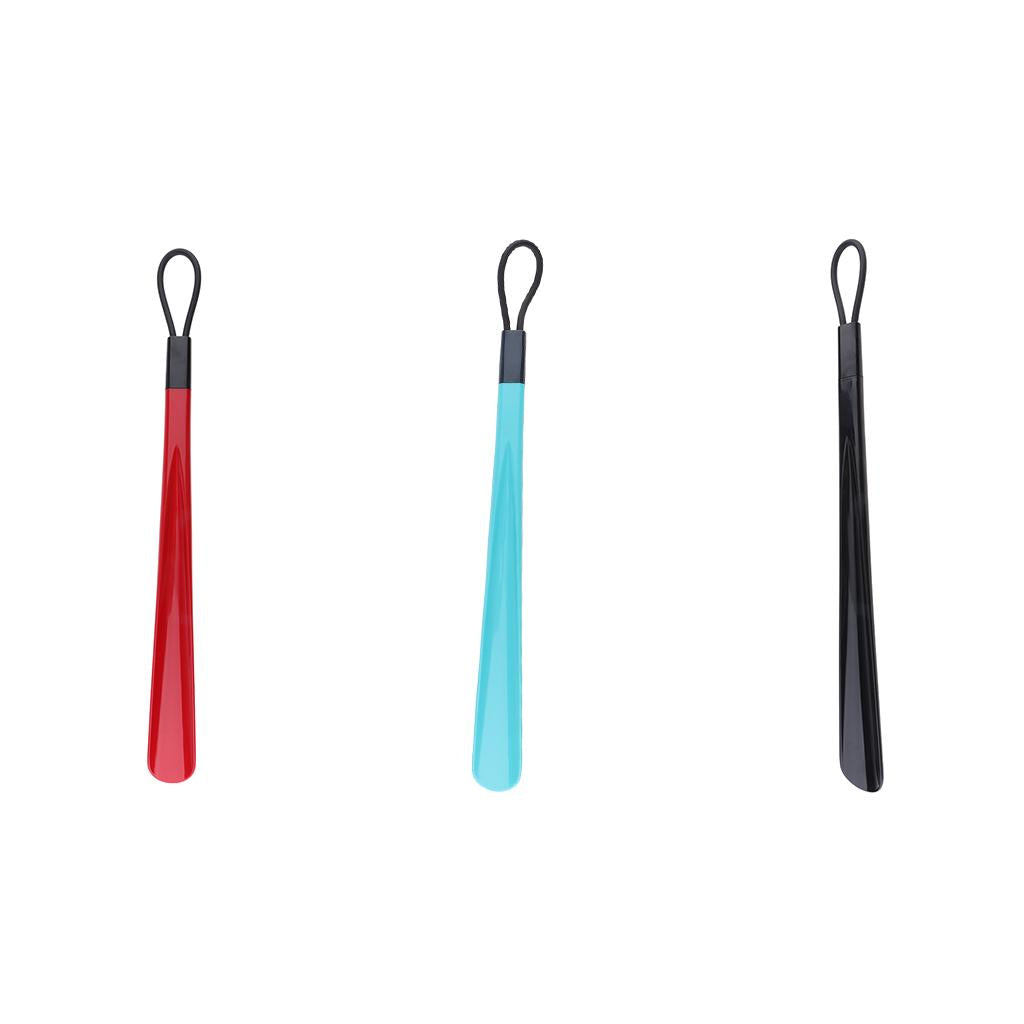 Plastic Shoehorns 20 Extra Long Handle Shoe Horn Shoes Lifter Sturdy Black"