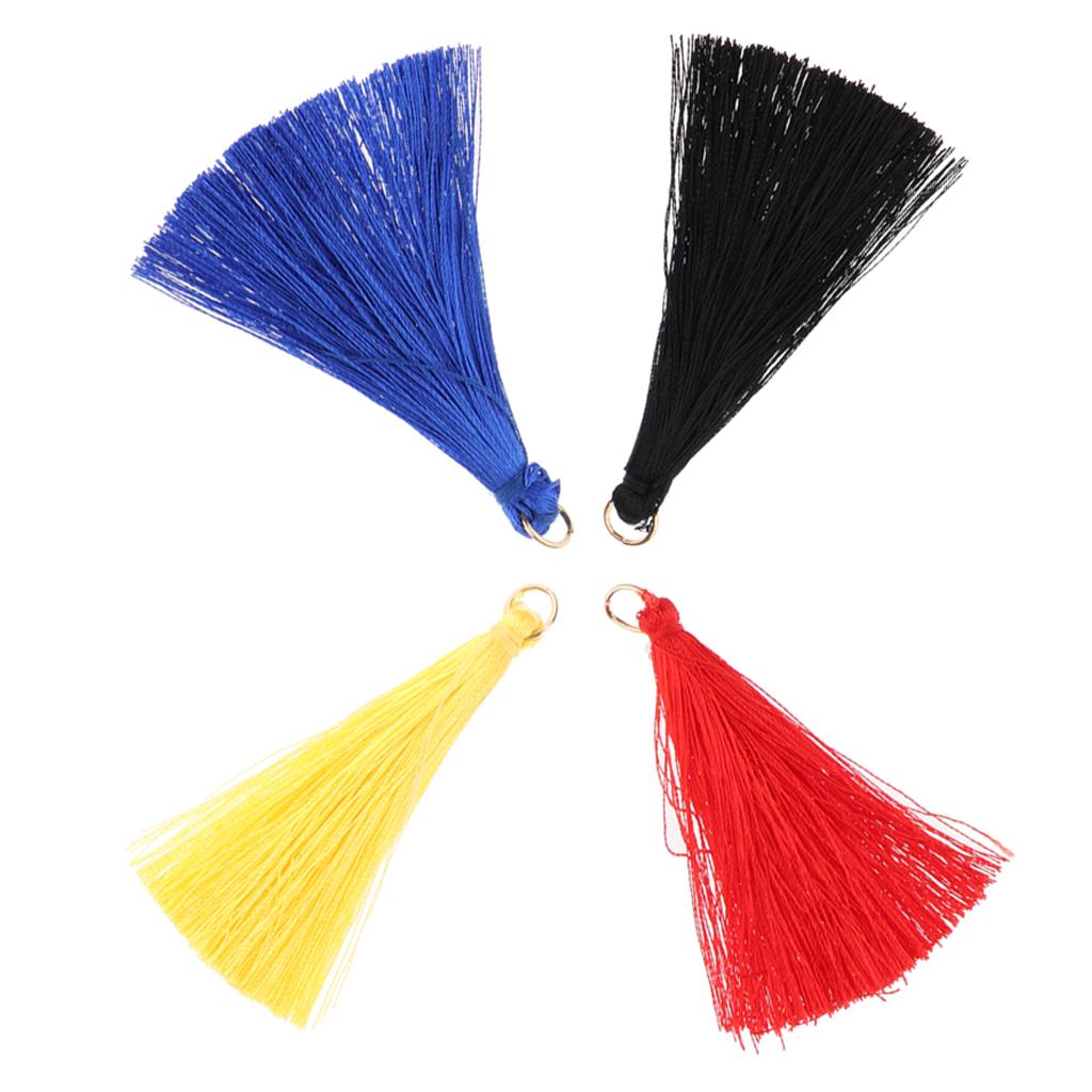 Handmade DIY Tassels Earring Jewelry Making DIY Craft Accessories Bulk Black