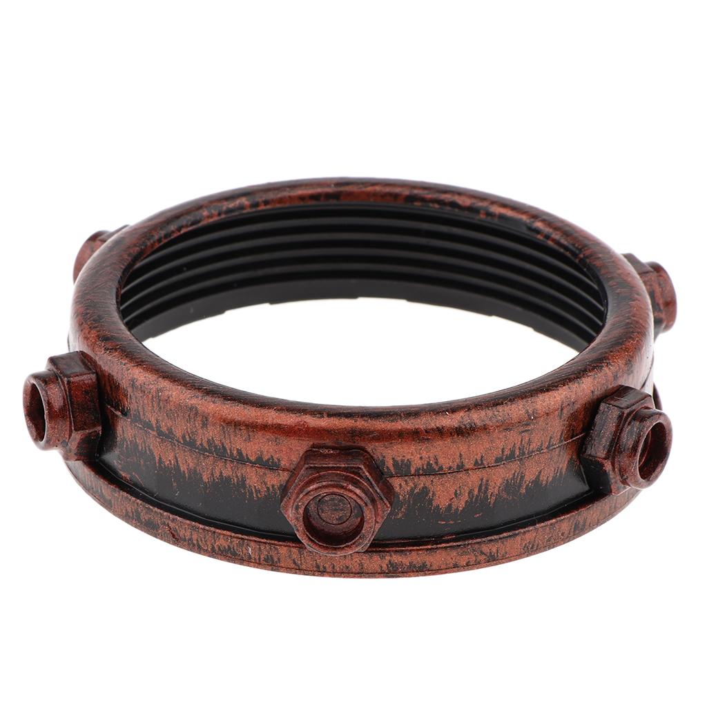 Screws Design Lens Frame Accessories for Steampunk Cyber Goggles Red bronze