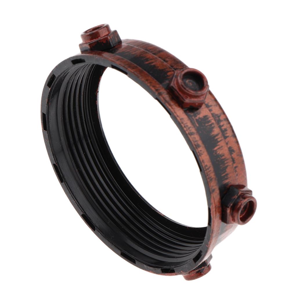 Screws Design Lens Frame Accessories for Steampunk Cyber Goggles Red bronze