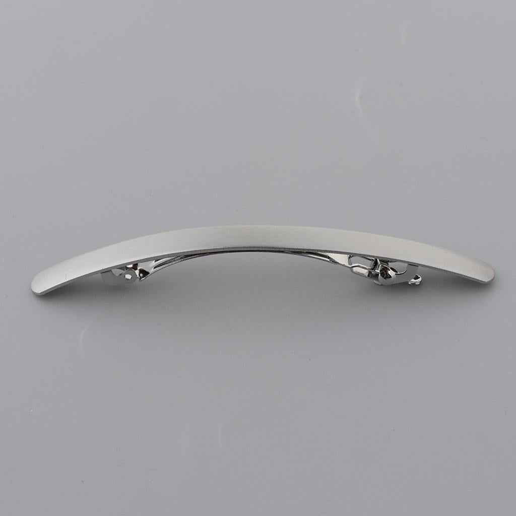 Fashion Women Metal Hair Clip Barrette Ponytail Holder Accessories Silver