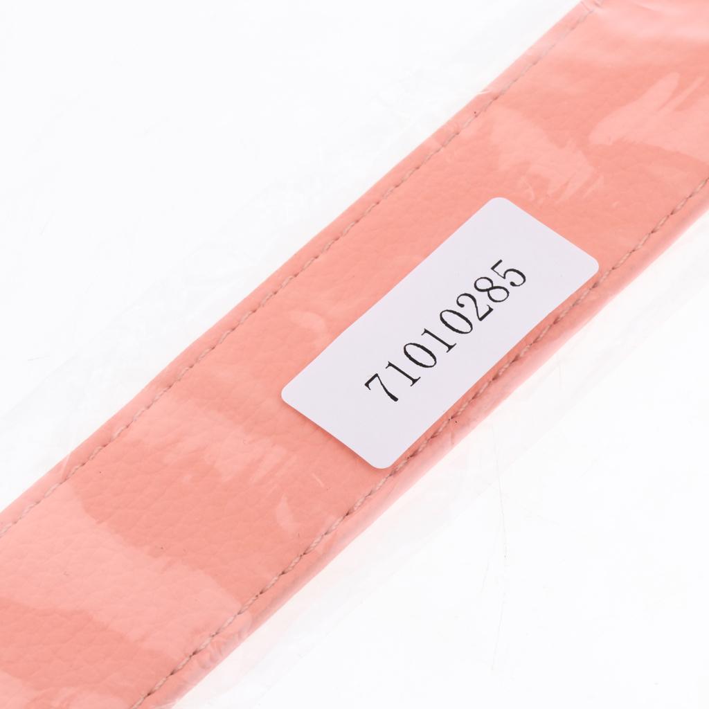 Women HandBag Straps Replacement PU Leather Shoulder Bag Handles Pink and Yellow