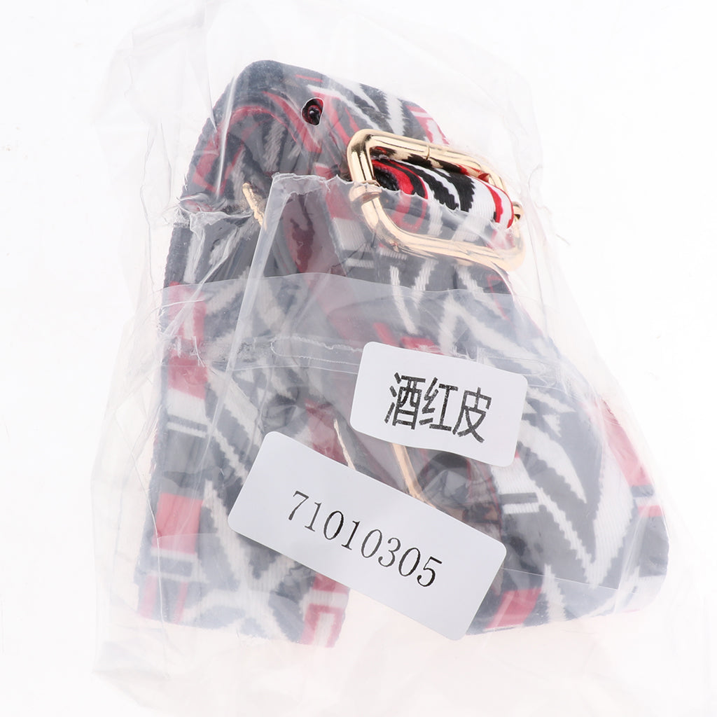 1.5in Wide Purse Strap Replacement Colorful Crossbody Bag Handbag Belts Wine Red