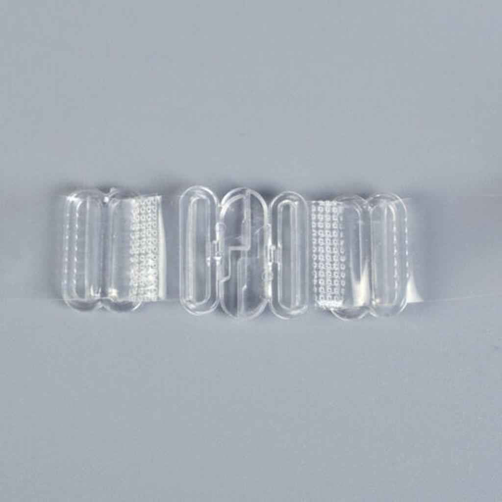 Clear Disposable Underwire Bra Women's Full Cup Push Up Bras Adjustable 34B