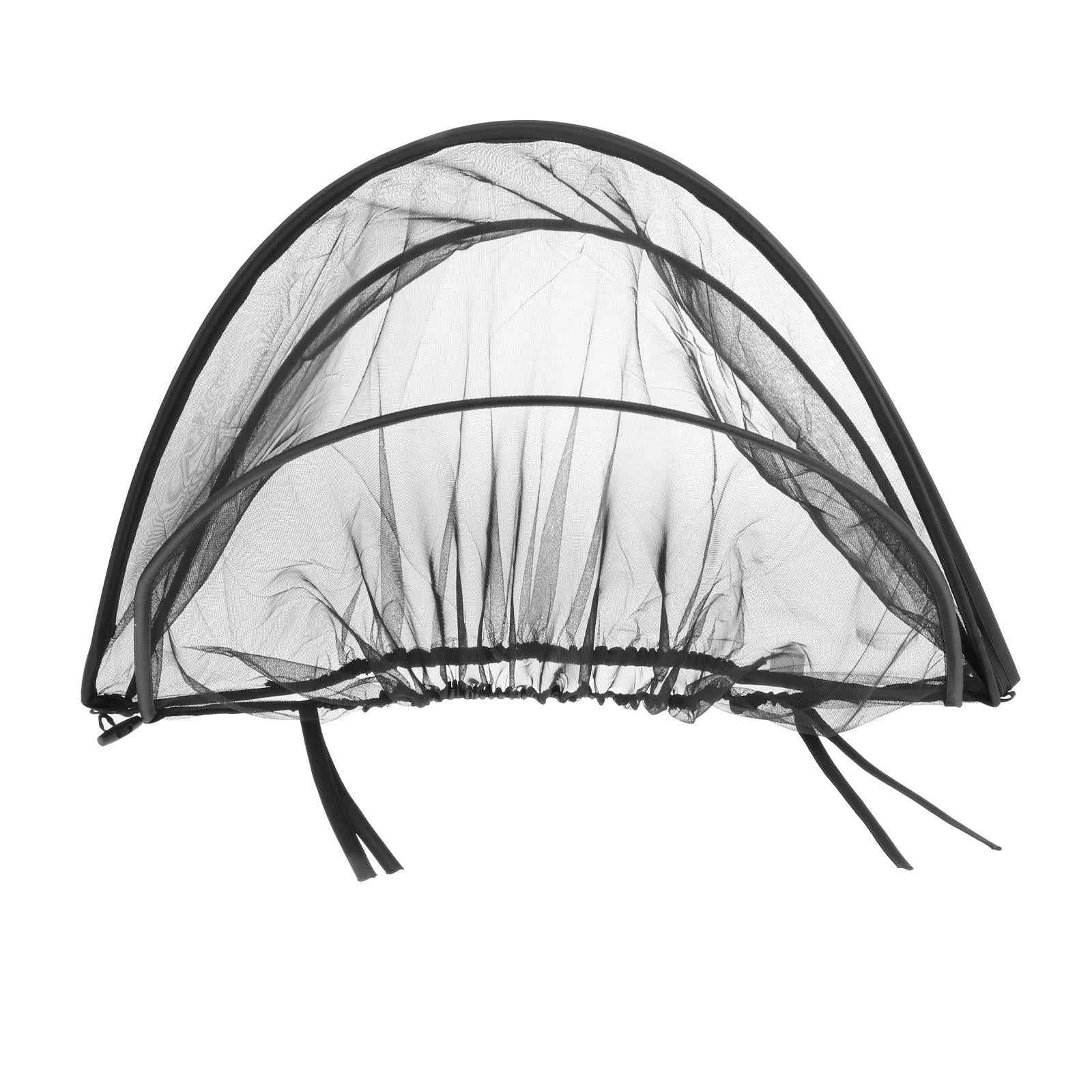 Mosquito Net for Stroller Long Lasting for Strollers Cradles Zipper black
