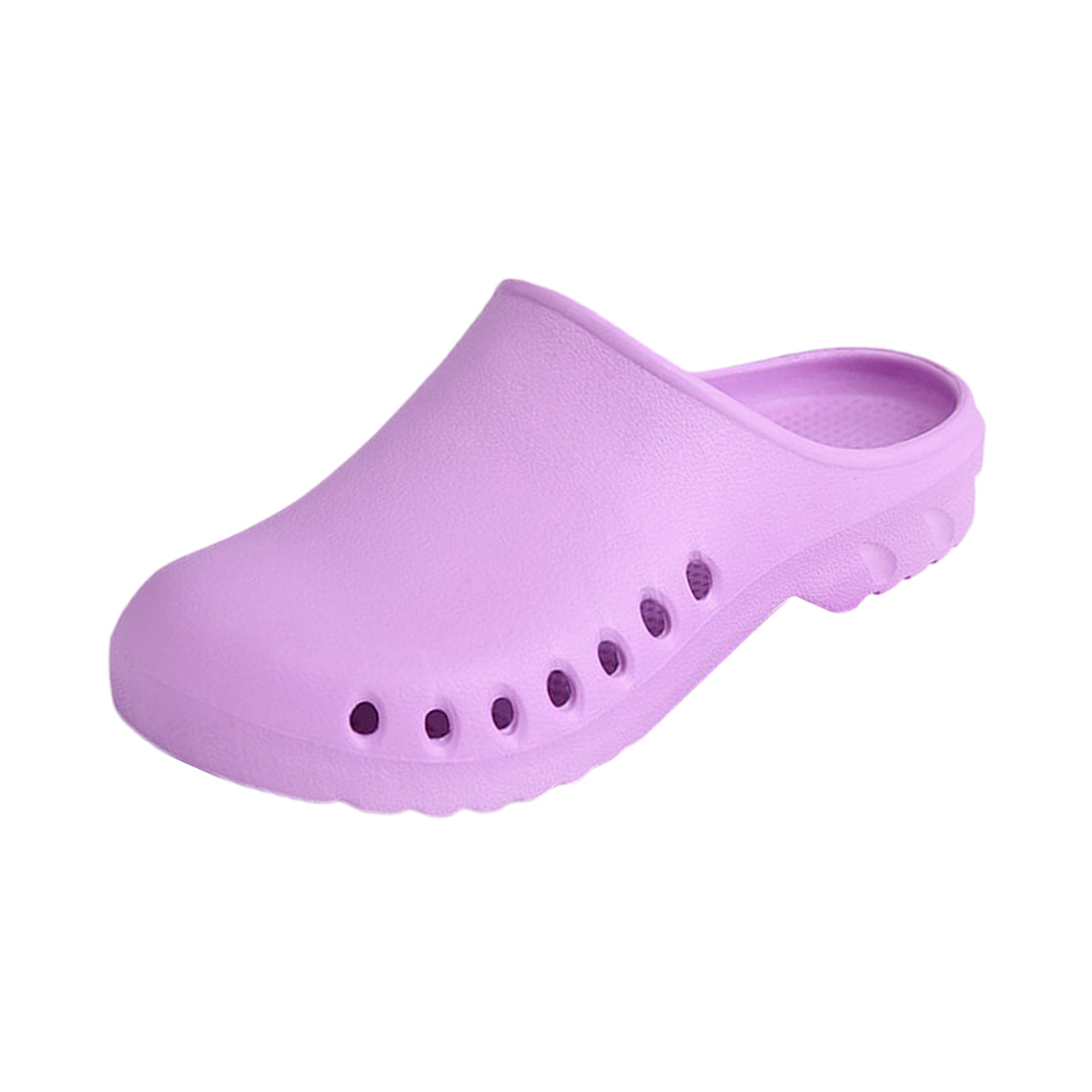 Clogs Work Slipper Nursing Beach Sandals Women Nurse Shoes Violet 37 38
