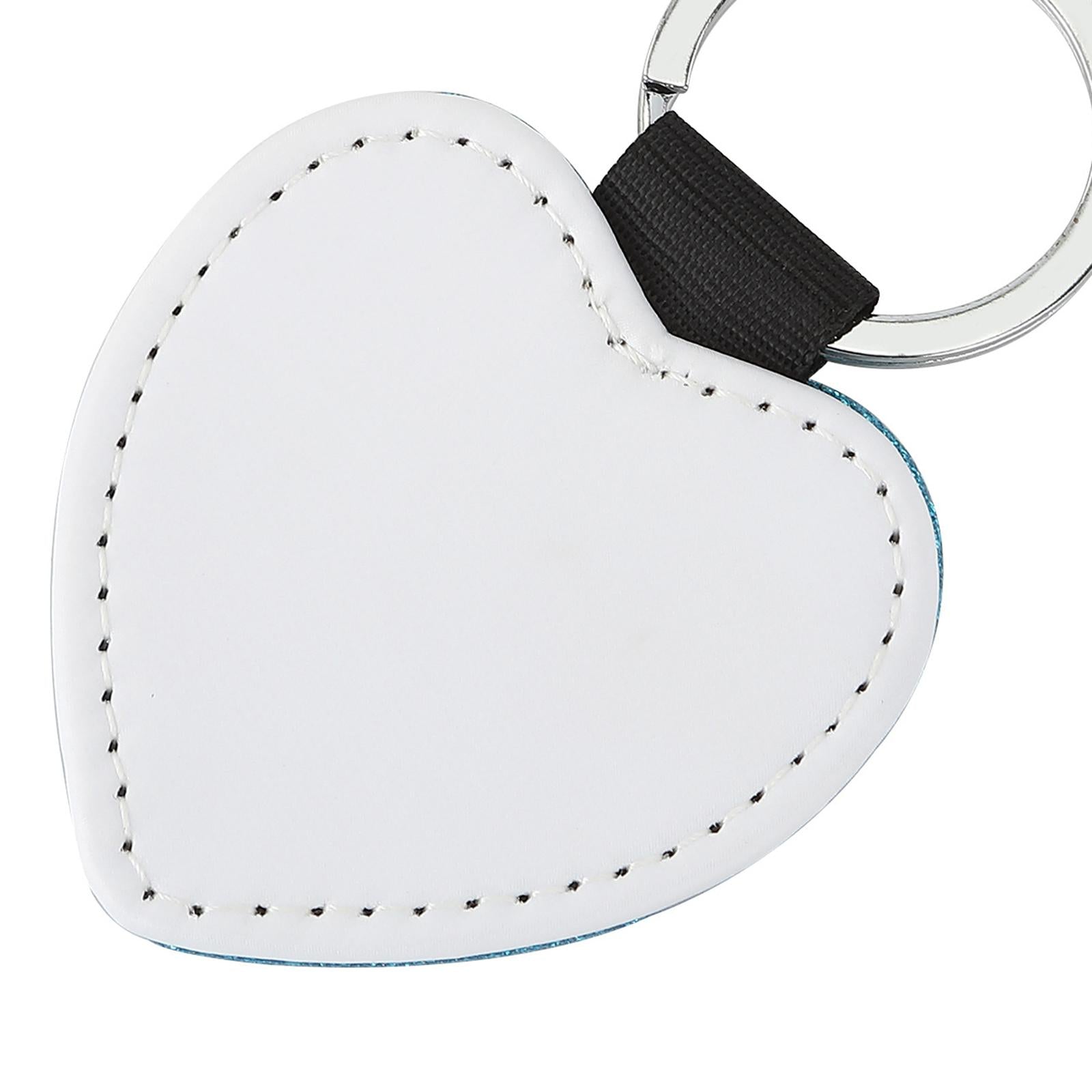 Blank Keychain Key Chain Alloy Key Keyrings KeyKeyring Bag Keyring Craft Heart