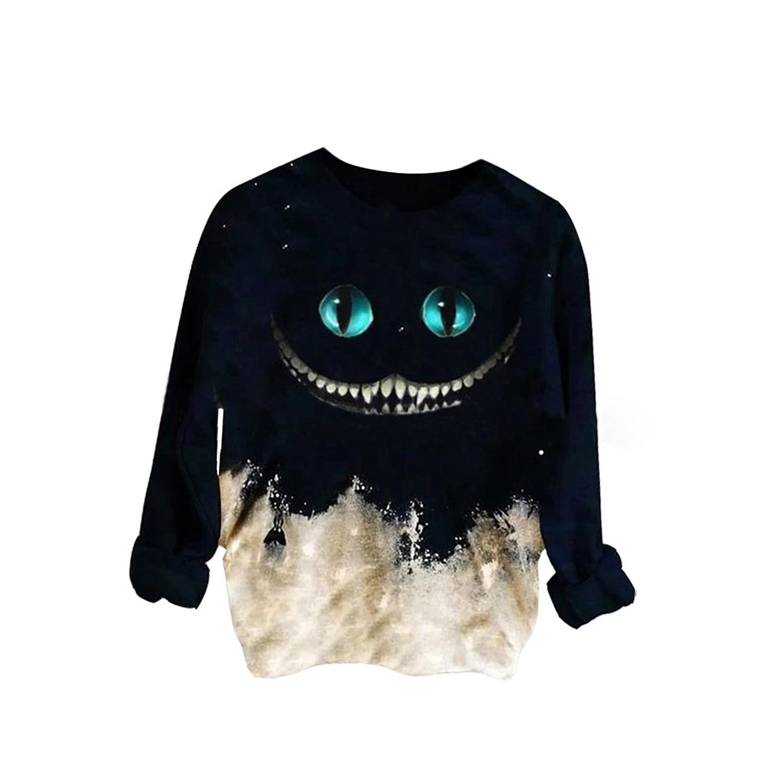 Crewneck Clothing Jumper Casual for Spring Ladies A Face XL