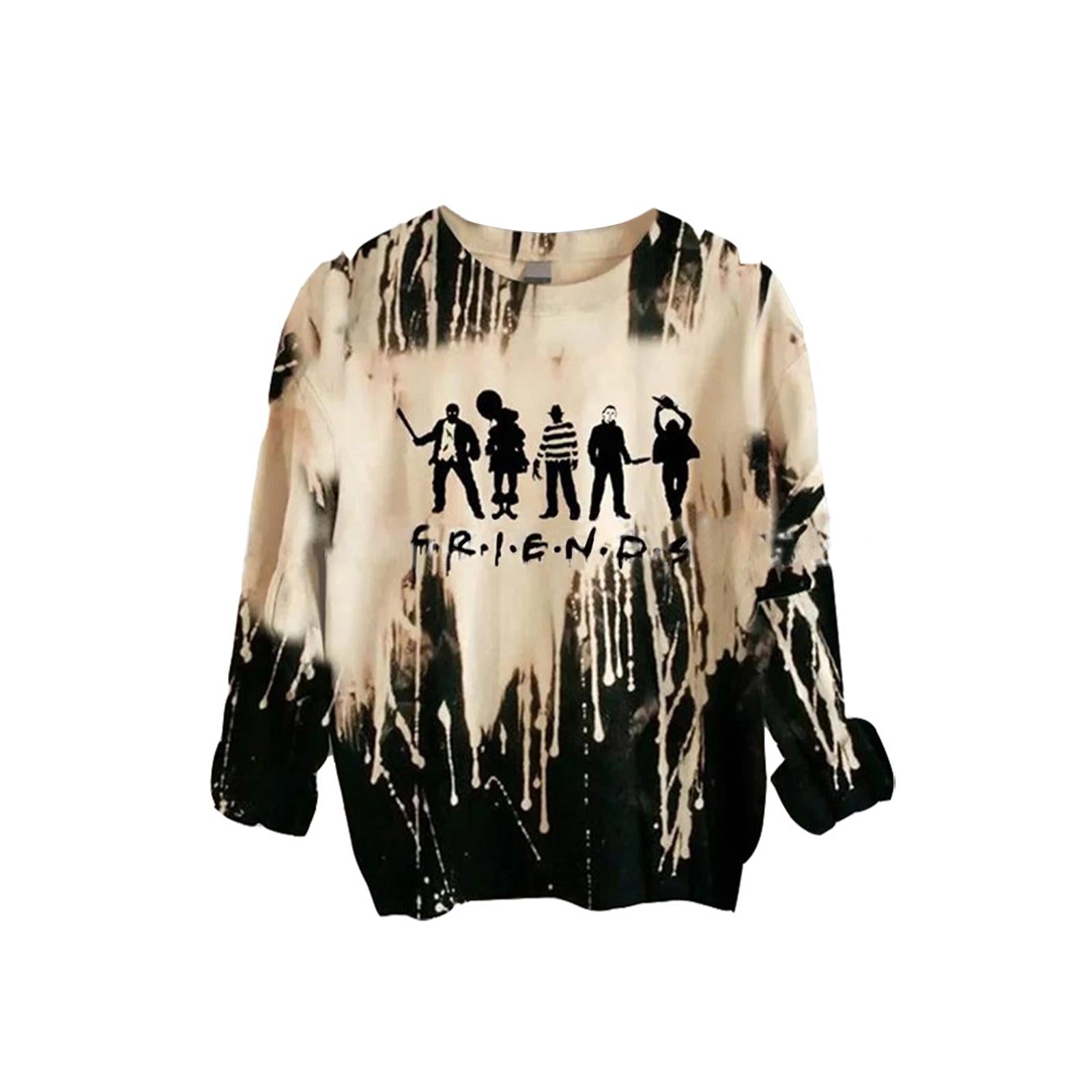 Crewneck Clothing Jumper Casual for Spring Ladies Five People S