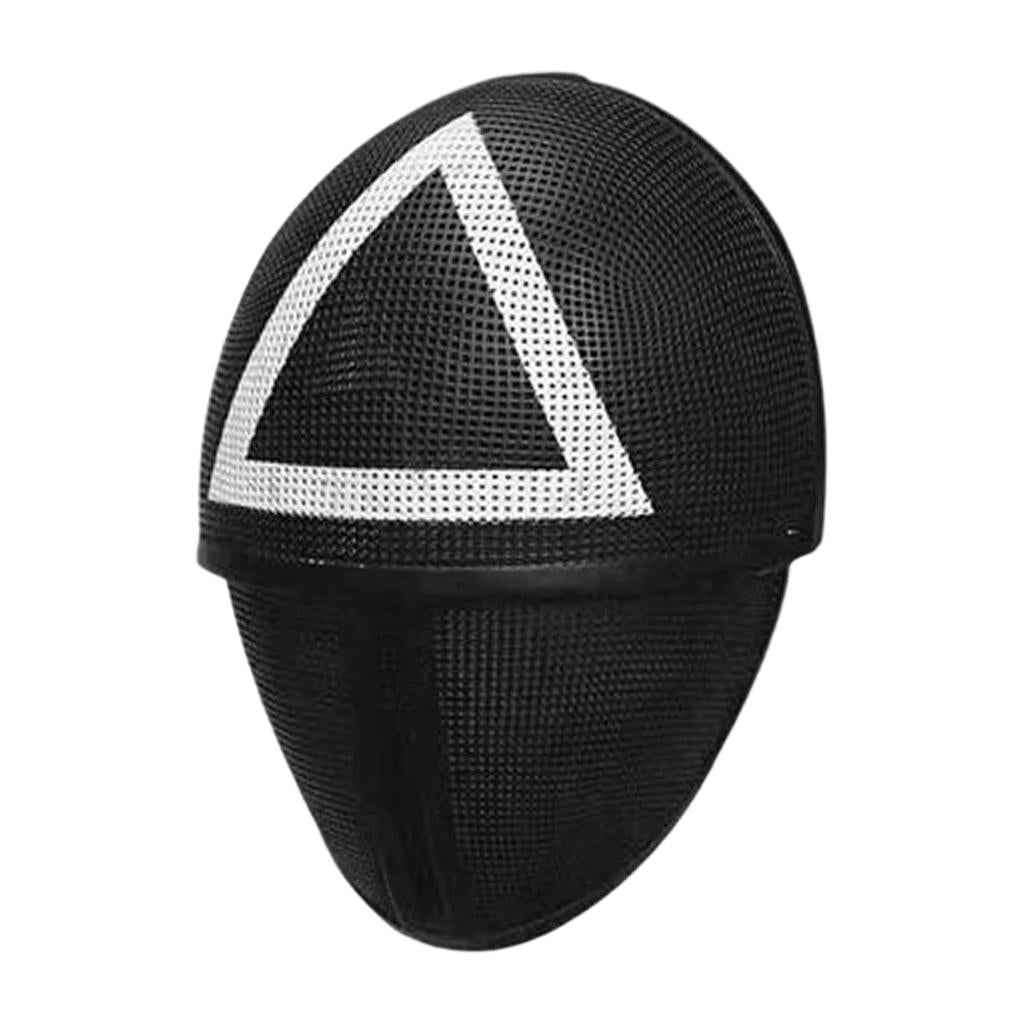 Squid Game Mask TV Cosplay Masquerade Horror Costume Party PP Triangle