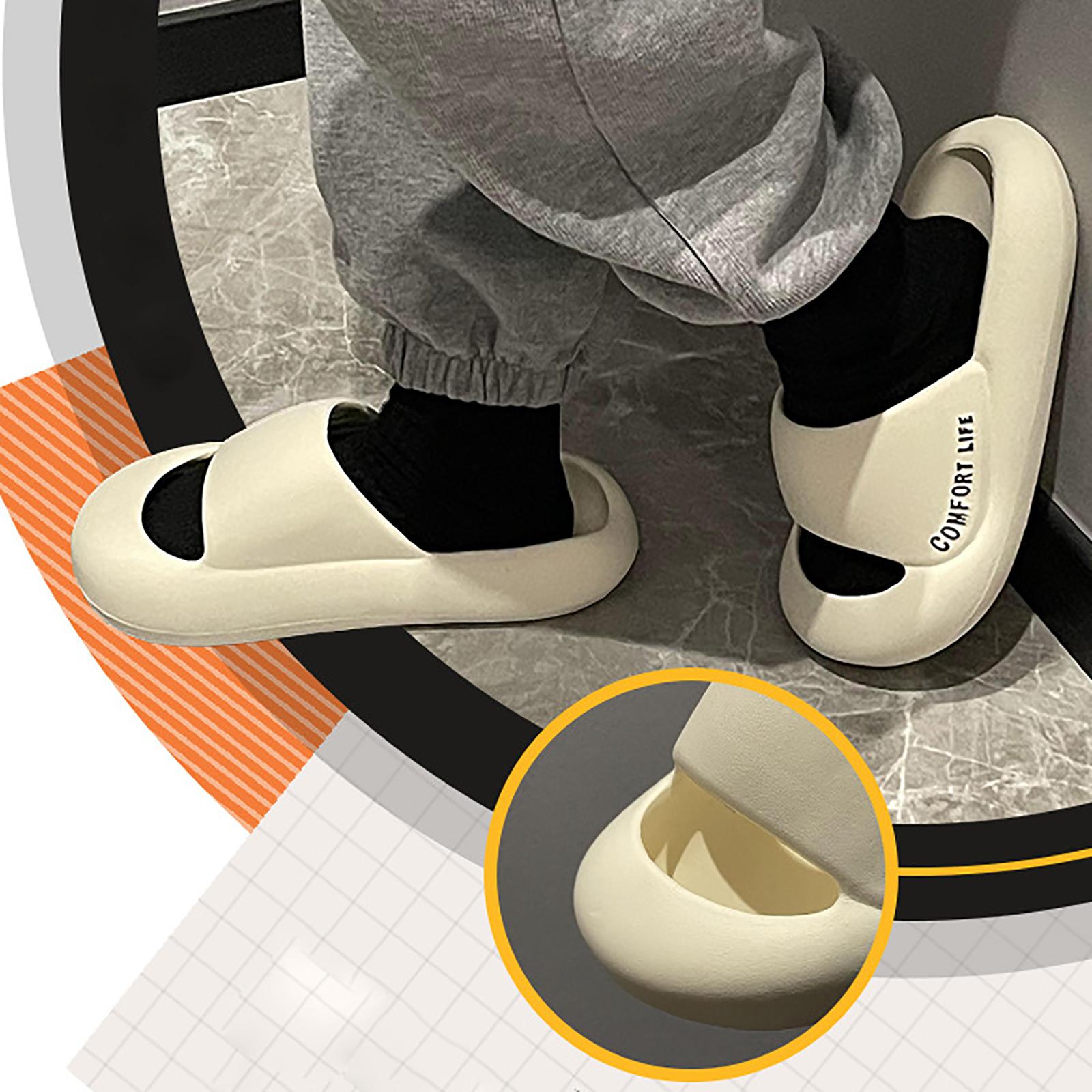 Comfortable Slippers Sandals EVA Non-Slip Unisex for Bathroom Home Beach 36 to 37