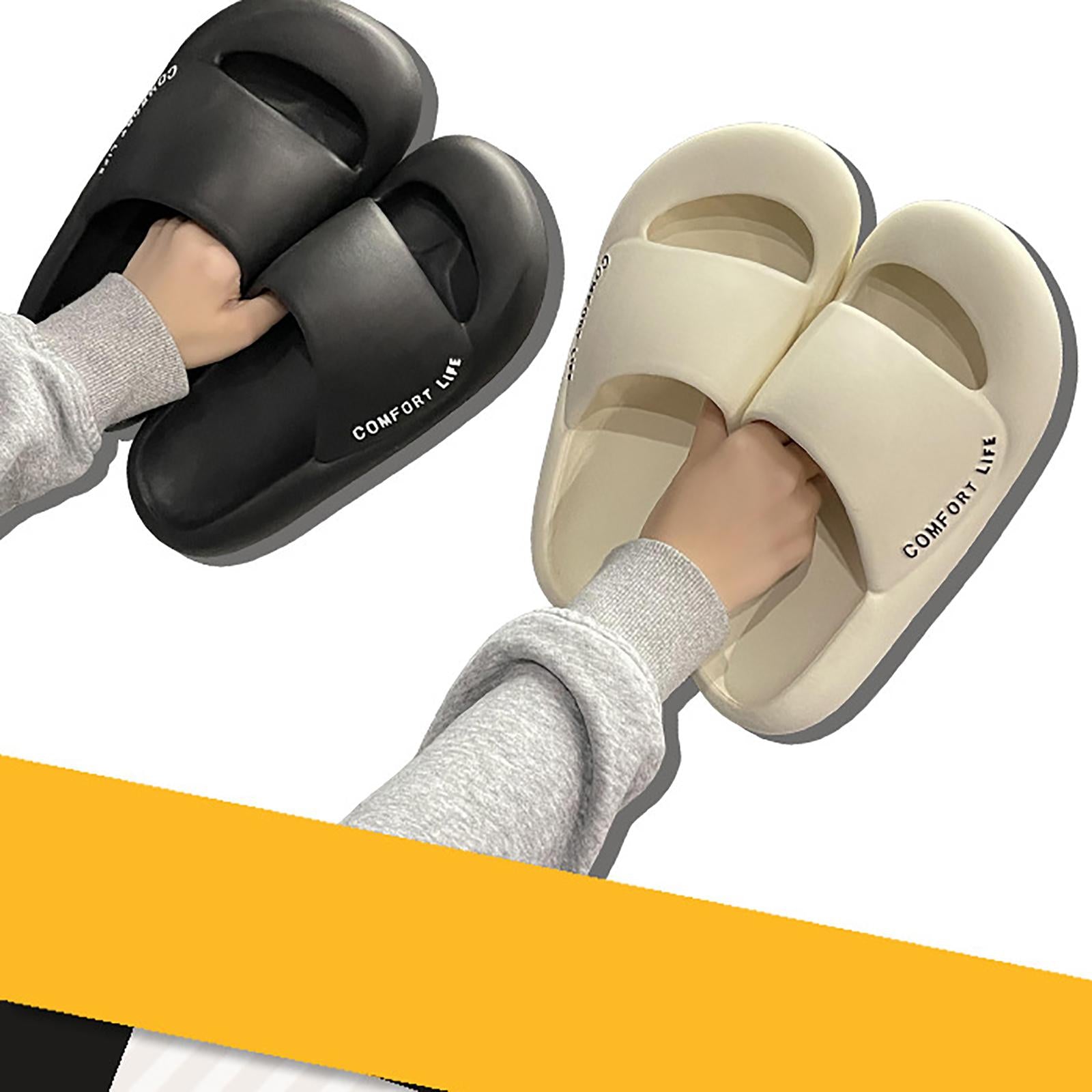 Comfortable Slippers Sandals EVA Non-Slip Unisex for Bathroom Home Beach 36 to 37