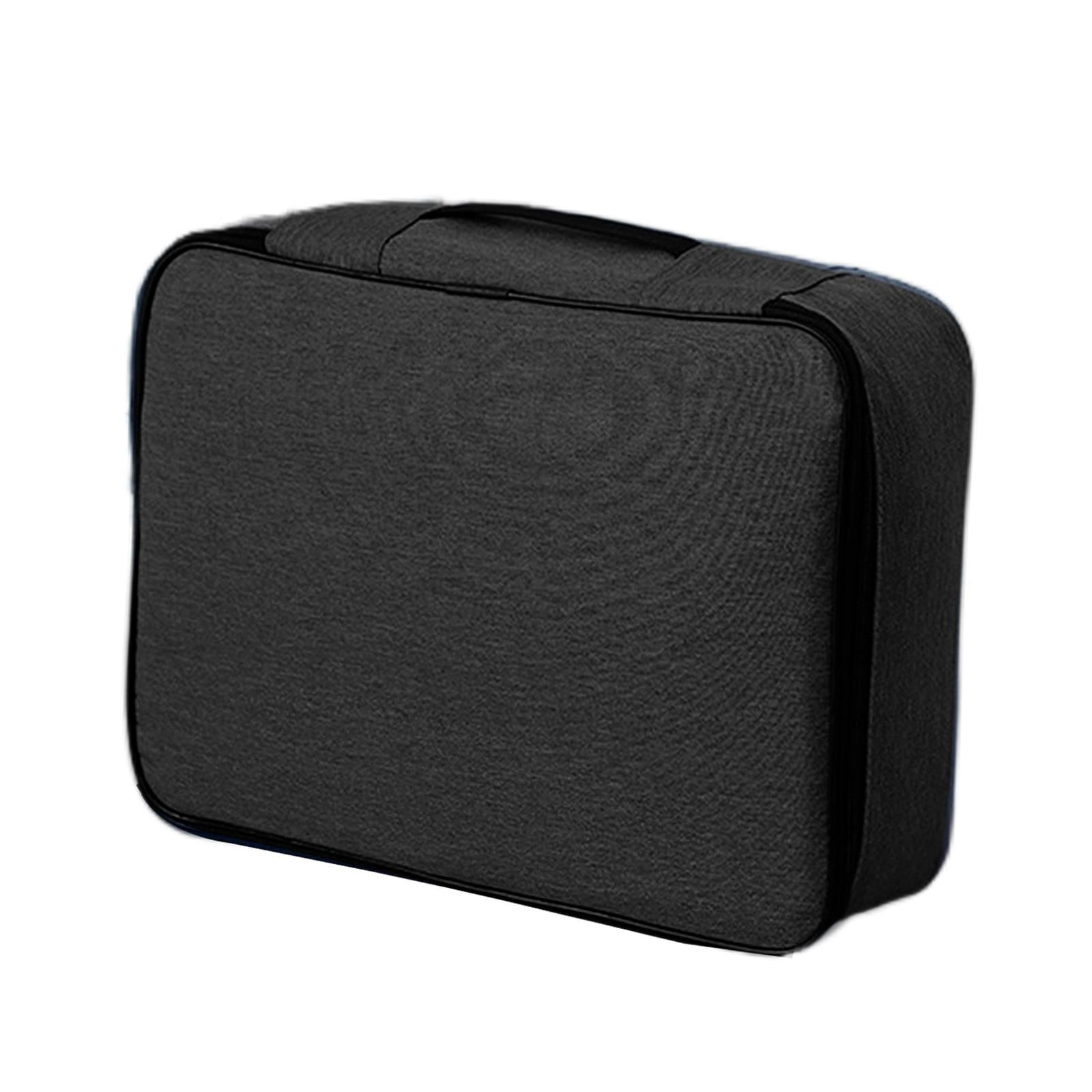 Document File Organizer Bag Storage Holder for Passport & Certificate black