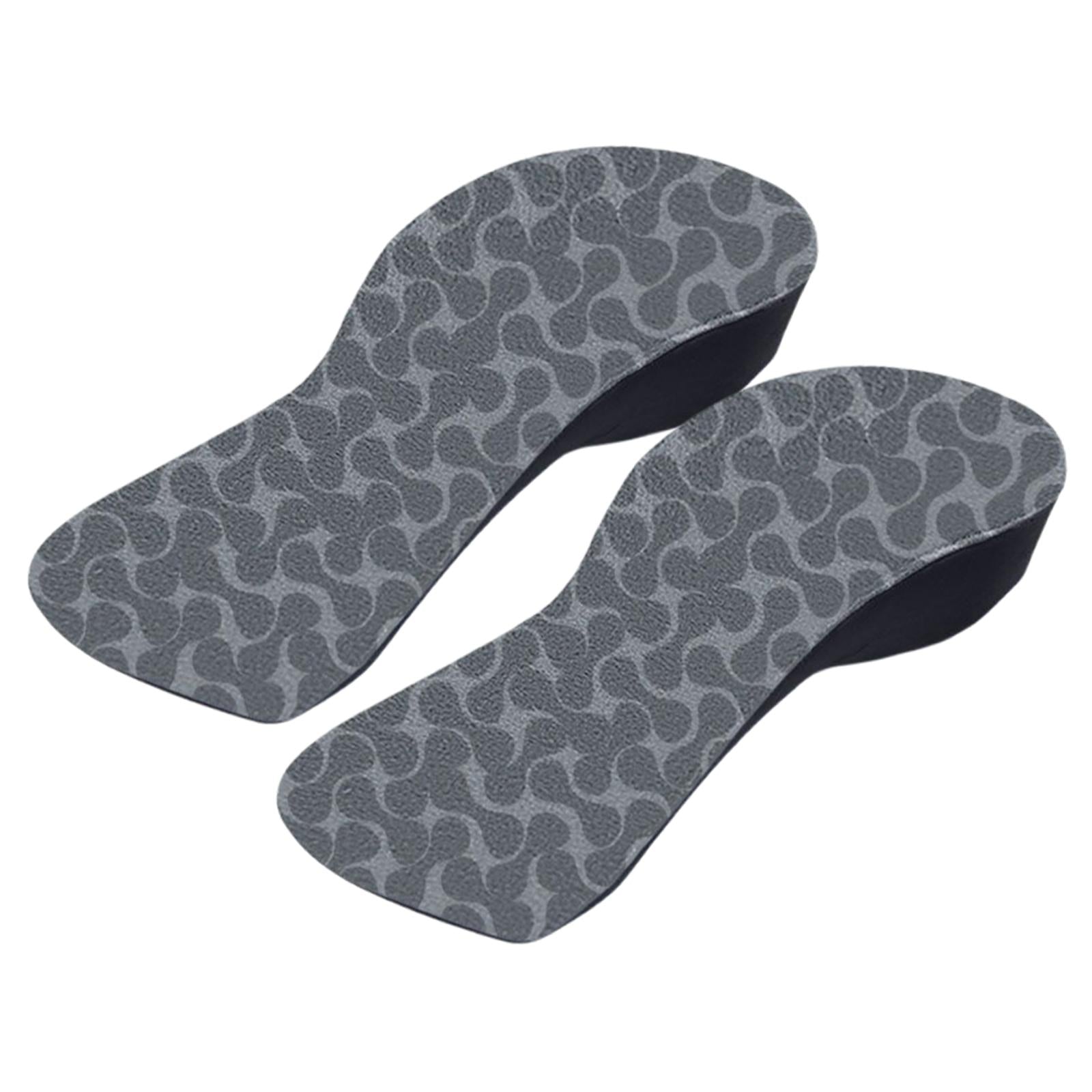 Comfortable 3/4 Orthotics Shoe Insoles Flat Feet for Running Walking Grey L