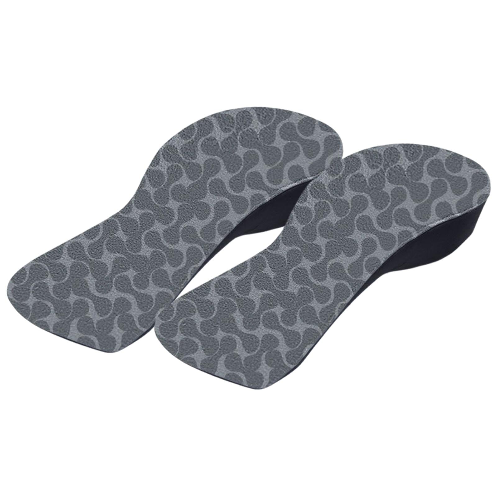 Comfortable 3/4 Orthotics Shoe Insoles Flat Feet for Running Walking Grey L