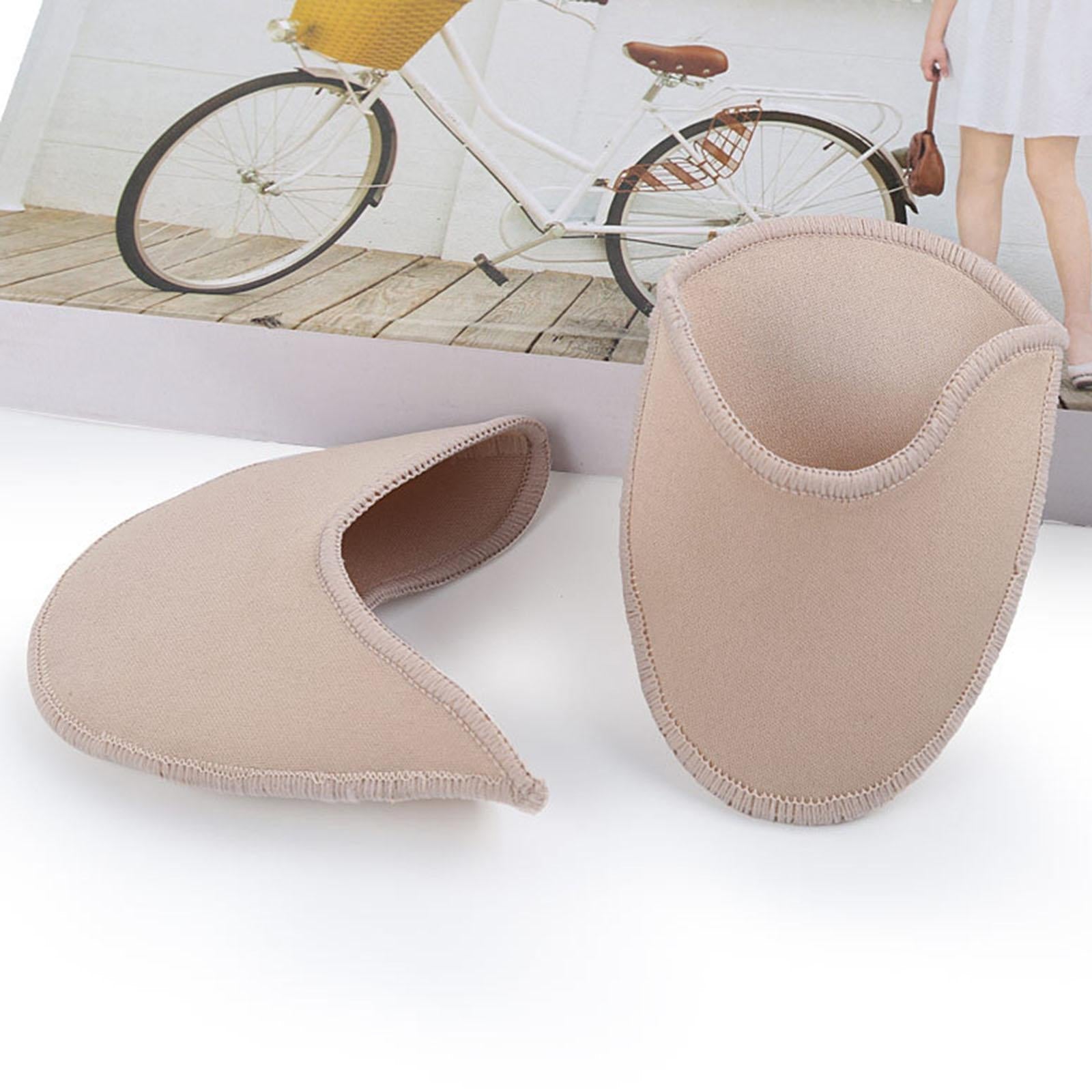 2Pieces Ballet Toe Pouches Cushion Toe Caps Soft Toe Covers Toe Protectors Long