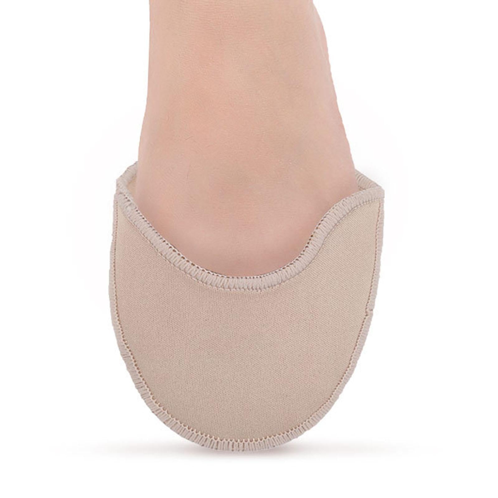 2Pieces Ballet Toe Pouches Cushion Toe Caps Soft Toe Covers Toe Protectors Long